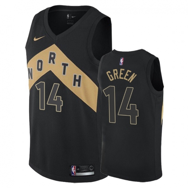 Toronto Raptors Danny Green #14 Black City Jersey