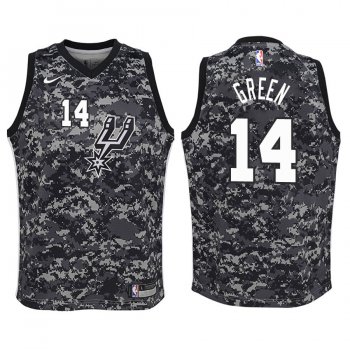 Youth San Antonio Spurs #14 Danny Green City Jersey