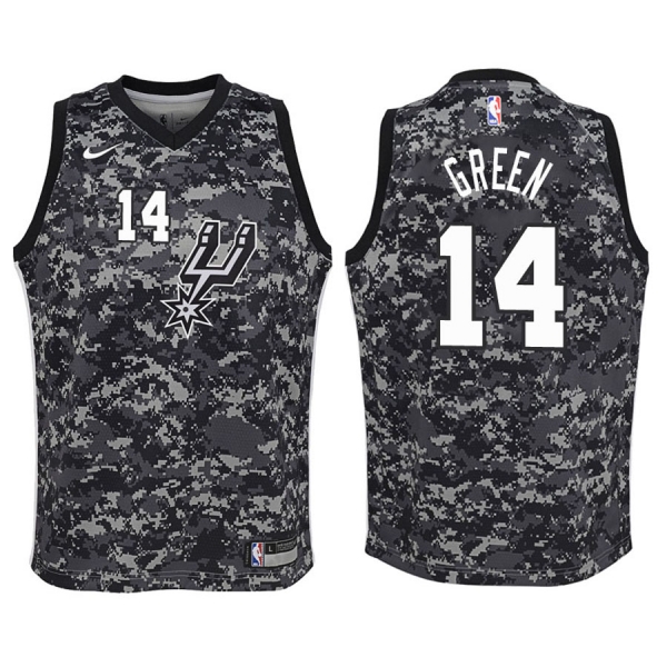 Youth San Antonio Spurs #14 Danny Green City Jersey