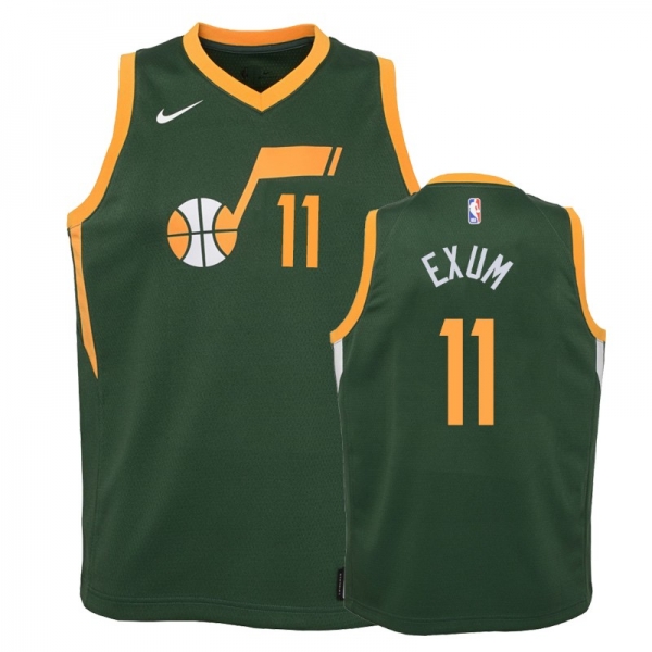 Youth Utah Jazz #11 Dante Exum Earned Jersey