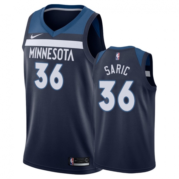 Minnesota Timberwolves Dario Saric #36 Navy Icon Jersey