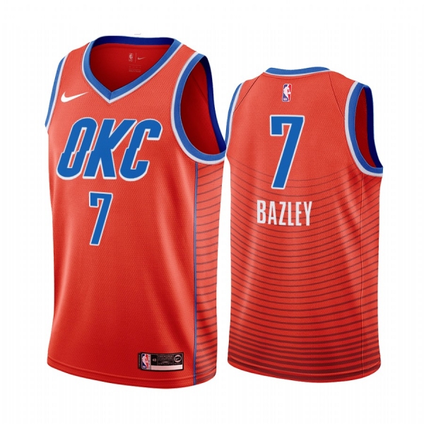 Oklahoma City Thunder #7 Darius Bazley Statement Jersey