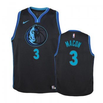 Youth Dallas Mavericks #3 Daryl Macon City Jersey