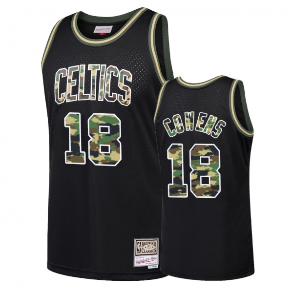 Boston Celtics #18 David Cowens Straight Fire Jersey