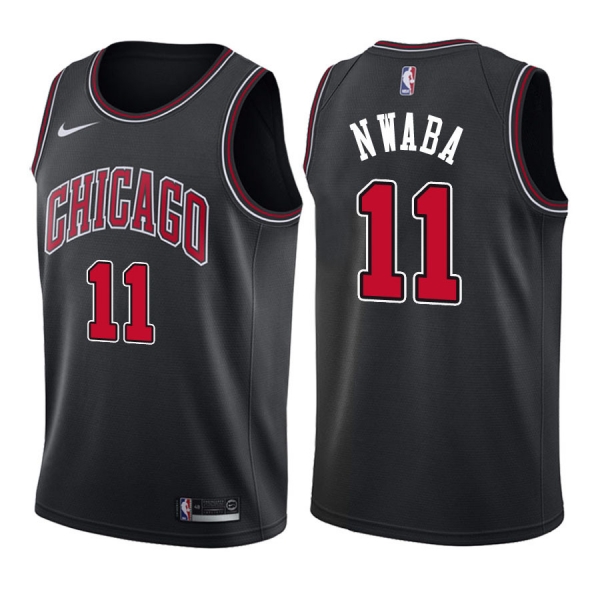 Chicago Bulls #11 David Nwaba Statement Jersey