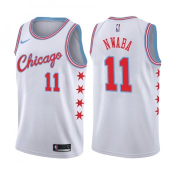 Chicago Bulls #11 David Nwaba City Jersey