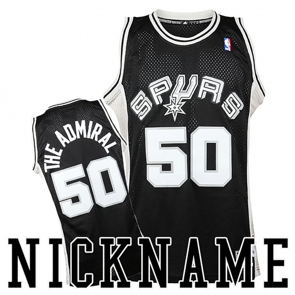 San Antonio Spurs #50 David Robinson Hardwood Classics Jersey