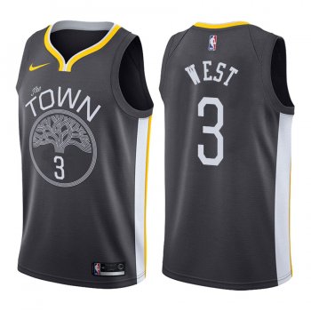 Golden State Warriors #3 David West Statement Jersey