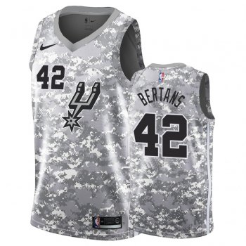 San Antonio Spurs #42 Davis Bertans Earned Jersey