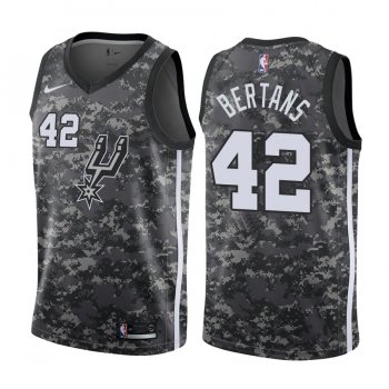 San Antonio Spurs #42 Davis Bertans City Jersey