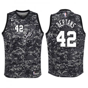 Youth San Antonio Spurs #42 Davis Bertans City Jersey