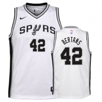 Youth San Antonio Spurs #42 Davis Bertans Association Jersey