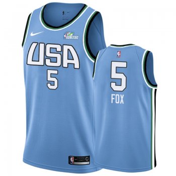 Sacramento Kings #5 De'Aaron Fox 2019 Rising Star Jersey