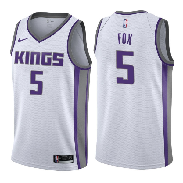 Sacramento Kings #5 De'Aaron Fox Association Jersey