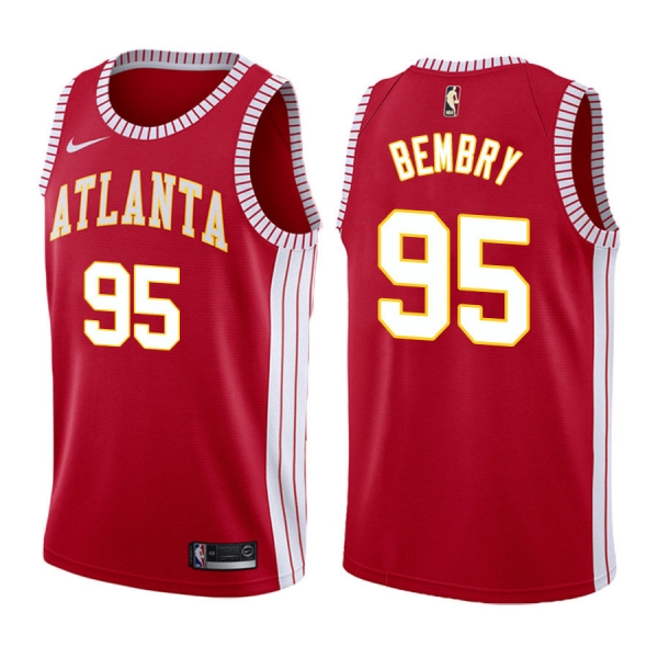 Atlanta Hawks #95 DeAndre' Bembry Classic Jersey