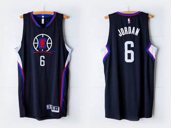 Los Angeles Clippers #6 DeAndre Jordan Hardwood Classics Jersey