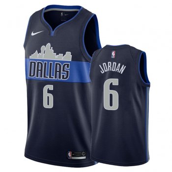 Dallas Mavericks #6 DeAndre Jordan Statement Jersey