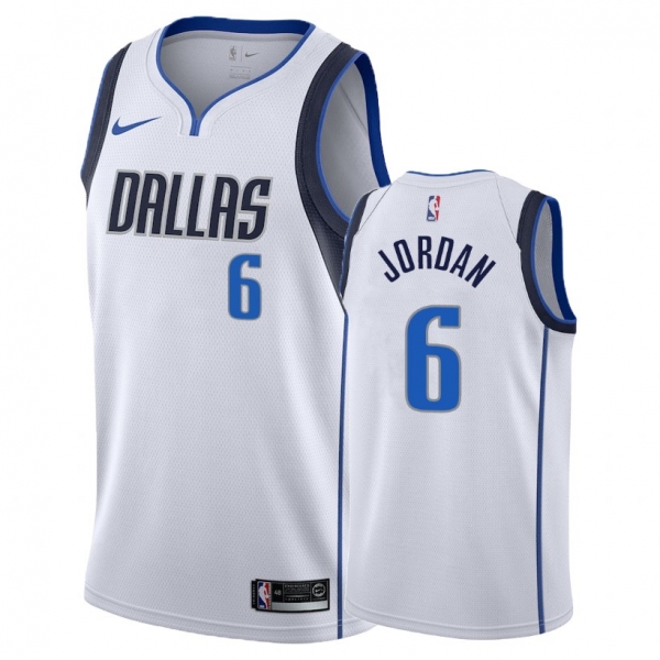 Dallas Mavericks #6 DeAndre Jordan Association Jersey