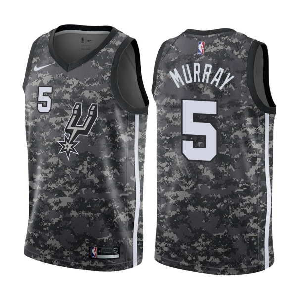 San Antonio Spurs #5 Dejounte Murray City Jersey