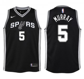 Youth San Antonio Spurs #5 Dejounte Murray Icon Jersey