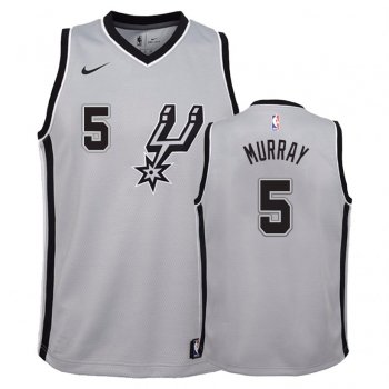 Youth San Antonio Spurs #5 Dejounte Murray Statement Jersey