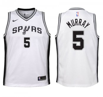 Youth San Antonio Spurs #5 Dejounte Murray Association Jersey