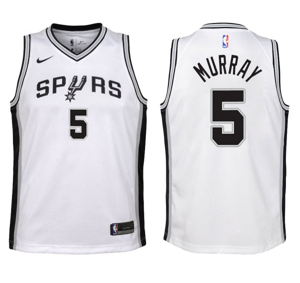 Youth San Antonio Spurs #5 Dejounte Murray Association Jersey