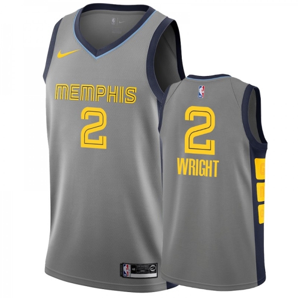 Memphis Grizzlies #2 Delon Wright City Jersey