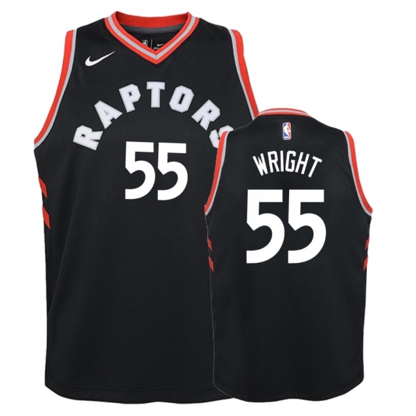 Youth Toronto Raptors #55 Delon Wright Statement Jersey