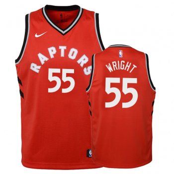 Youth Toronto Raptors #55 Delon Wright Icon Jersey