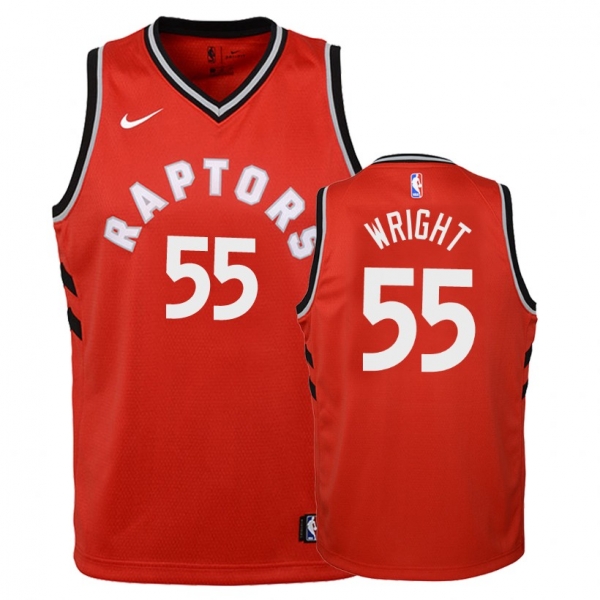 Youth Toronto Raptors #55 Delon Wright Icon Jersey