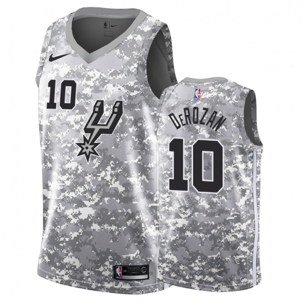 San Antonio Spurs #10 DeMar DeRozan Earned Jersey