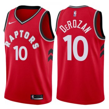 Toronto Raptors DeMar DeRozan #10 Red 2017-18 Icon Jersey