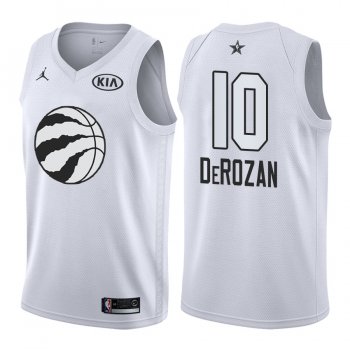 2018 All-Star Toronto Raptors DeMar DeRozan #10 White Jersey