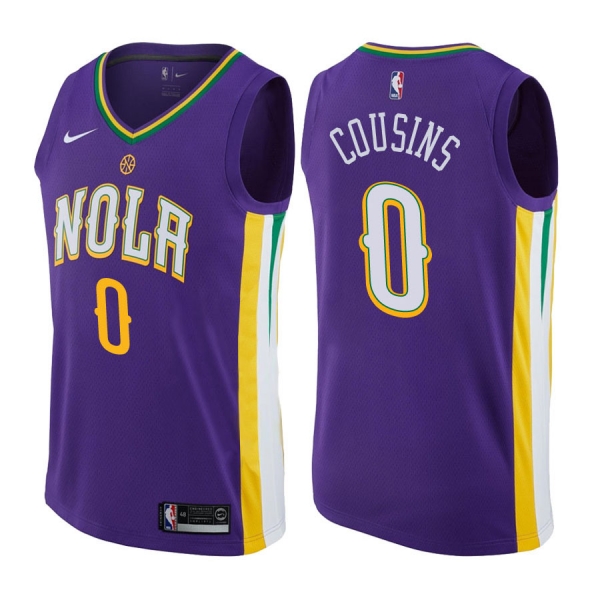 New Orleans Pelicans #0 DeMarcus Cousins City Jersey