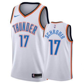 Oklahoma City Thunder #17 Dennis Schroder Association Jersey