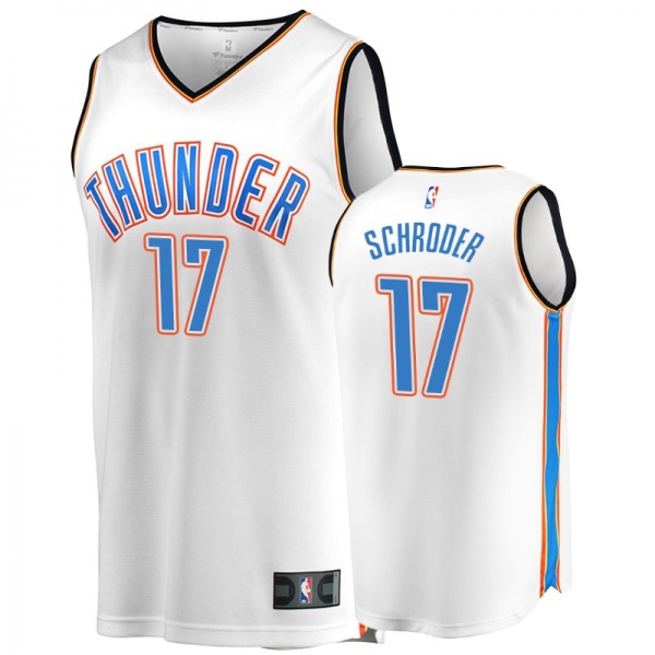 Oklahoma City Thunder #17 Dennis Schroder Icon Jersey