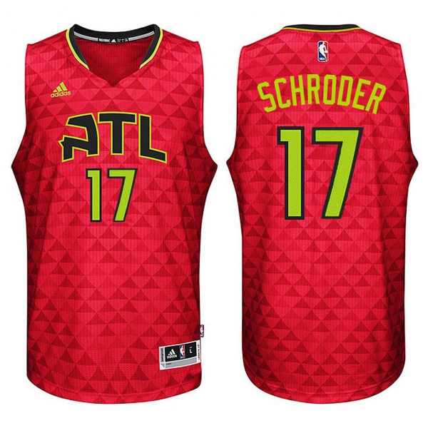 Atlanta Hawks #17 Dennis Schroder Hardwood Classics Jersey