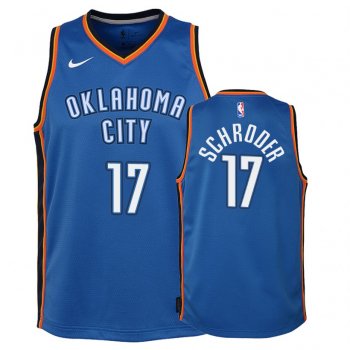 Youth Oklahoma City Thunder #17 Dennis Schroder Icon Jersey