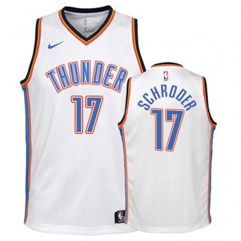 Youth Oklahoma City Thunder Dennis Schroder #17 White Association Jersey