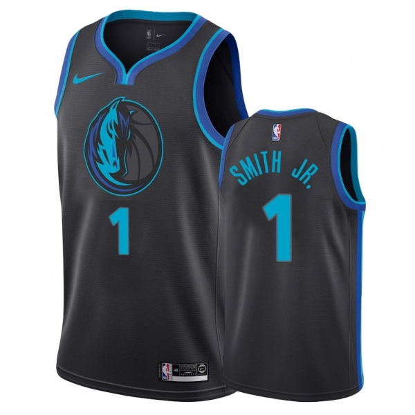 Dallas Mavericks #1 Dennis Smith Jr. City Jersey