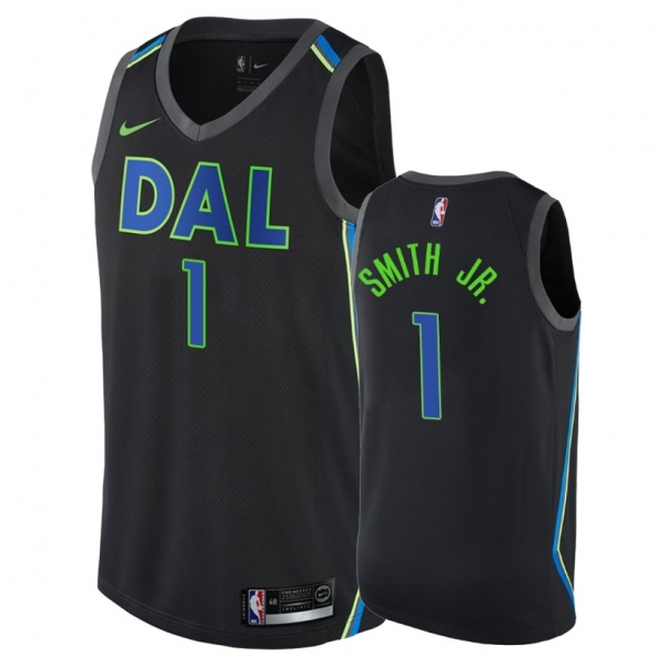 Dallas Mavericks #1 Dennis Smith Jr. City Jersey