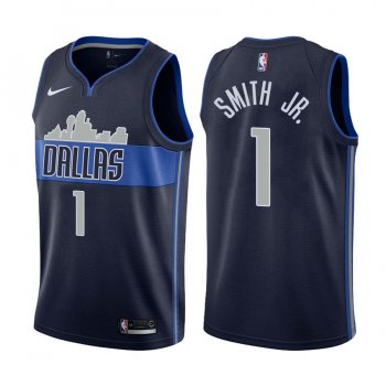 Dallas Mavericks #1 Dennis Smith Jr. Statement Jersey