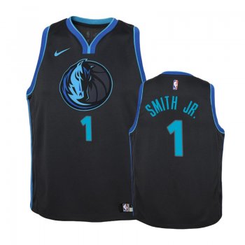 Youth Dallas Mavericks #1 Dennis Smith Jr. City Jersey