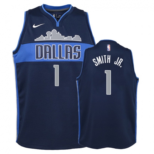 Youth Dallas Mavericks #1 Dennis Smith Jr. Statement Jersey