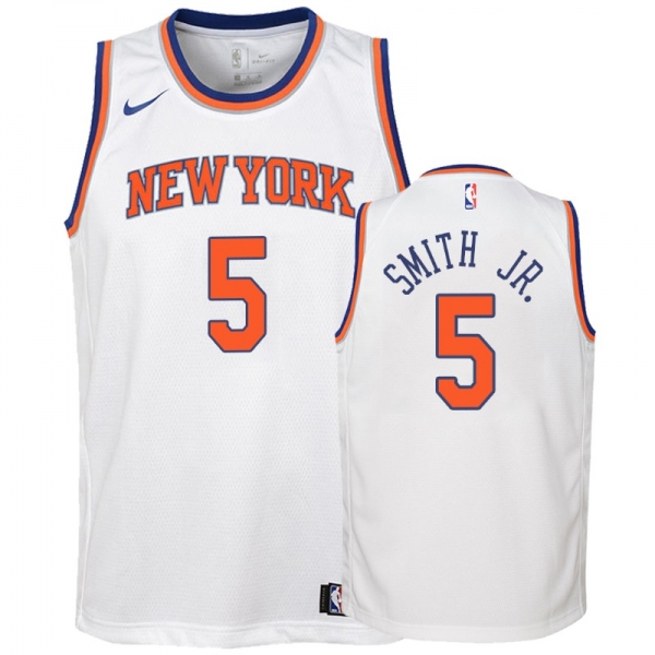 Youth New York Knicks #5 Dennis Smith Jr. Association Jersey