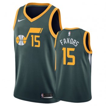 Utah Jazz #15 Derrick Favors Earned Jersey