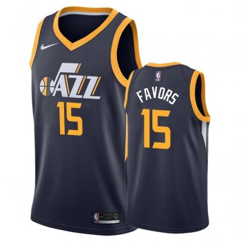 Utah Jazz #15 Derrick Favors Icon Jersey