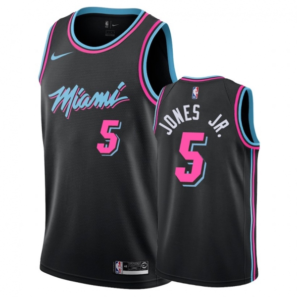 Miami Heat #5 Derrick Jones Jr. City Jersey