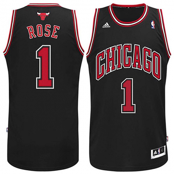 Chicago Bulls #1 Derrick Rose Hardwood Classics Jersey